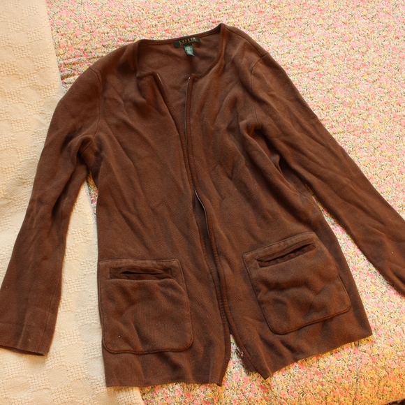 L Ralph Lauren Cotton Sweater - Picture 1 of 3